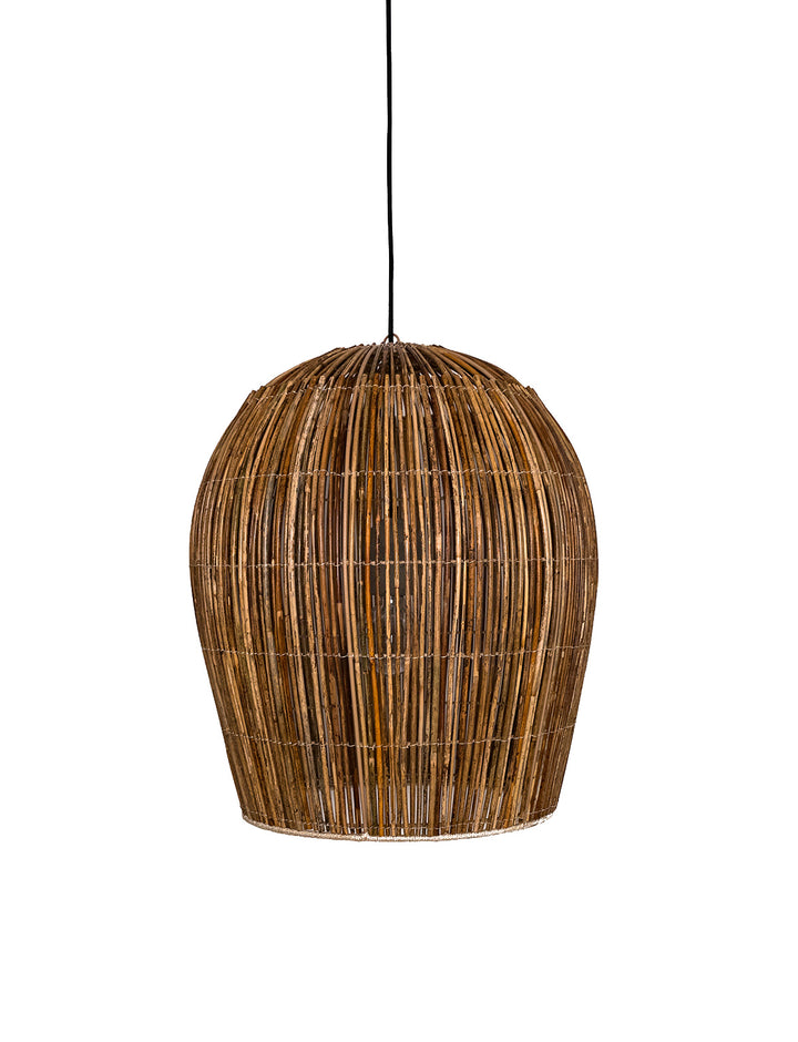 Lustra cu abajur din ratan Rattan Bulb by Ay illuminate