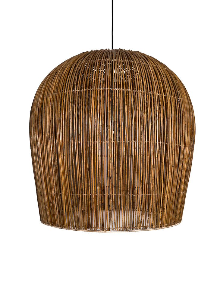 Lustra cu abajur din ratan Rattan Bulb by Ay illuminate