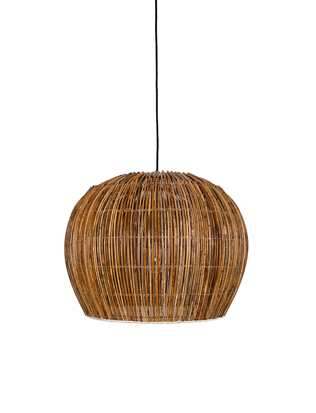 Lustra cu abajur din ratan Rattan Bell by Ay illuminate