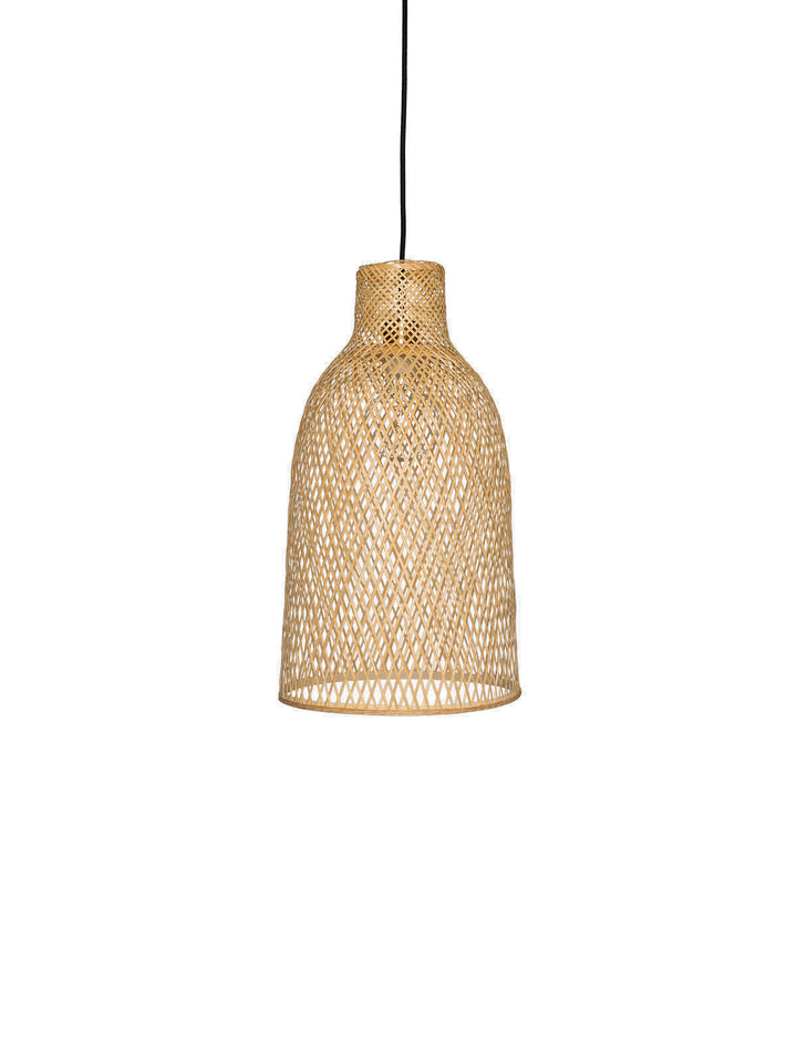Lustra cu abajur din bambus impletit Bamboo by Ay illuminate