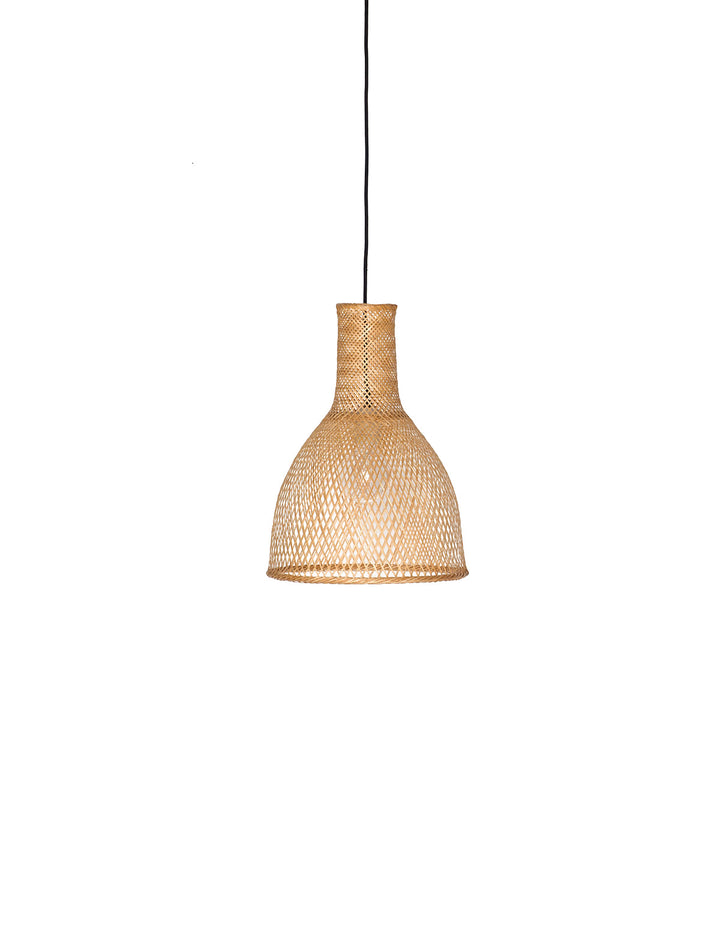 Lustra cu abajur din bambus impletit Bamboo by Ay illuminate