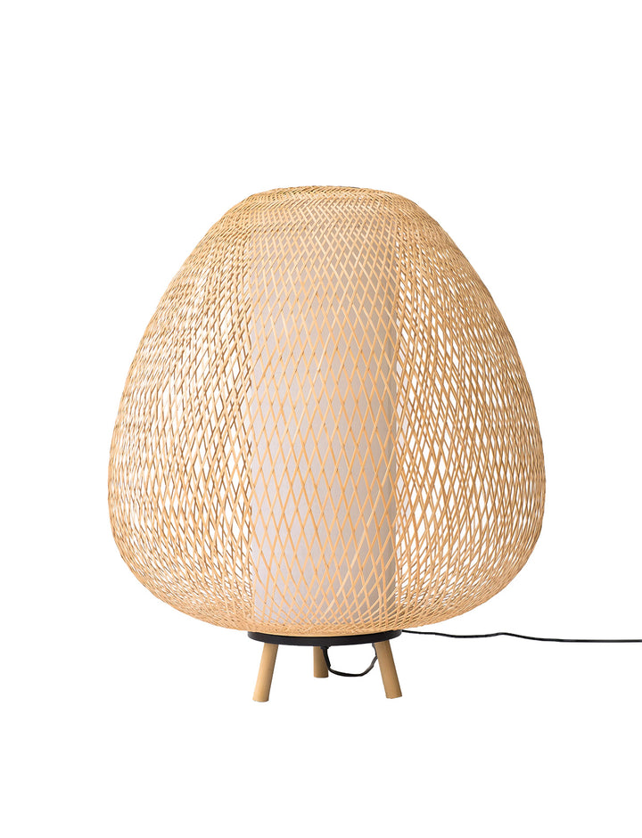 Lampadar din bambus impletit Twiggy Egg by Ay illuminate