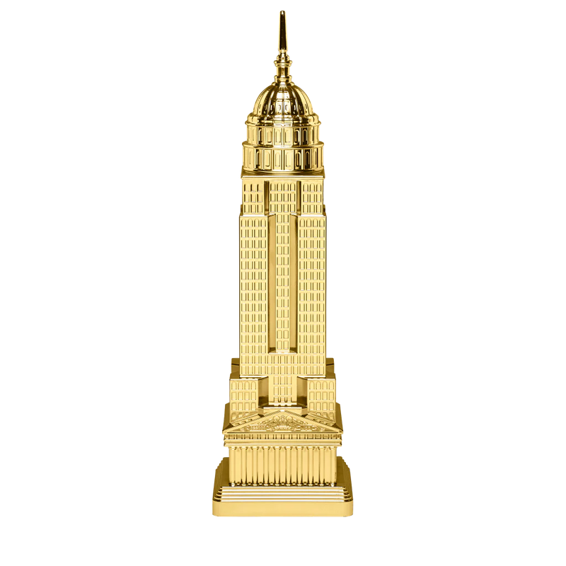 Lampadar Empire cu finisaj metalic by Qeeboo