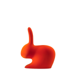 Scaun in forma de iepure pentru copii cu finisaj catifelat Rabbit by Qeeboo