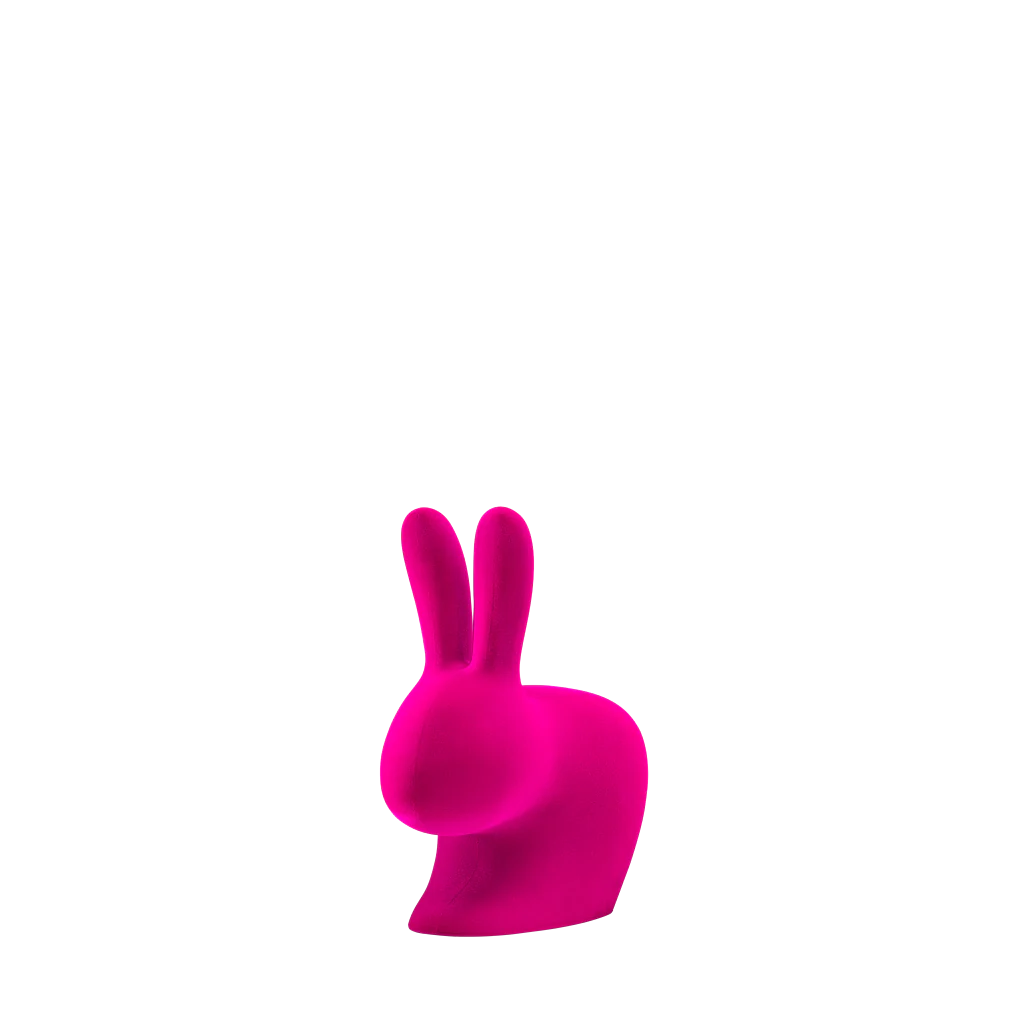 Suport pentru carti Rabbit cu finisaj de catifea by Qeeboo