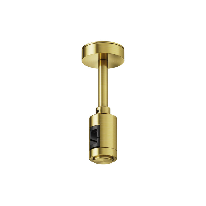 Suport scurt de tavan cu priză de alimentare 78 mm Flarity TRA156C-B1-BS