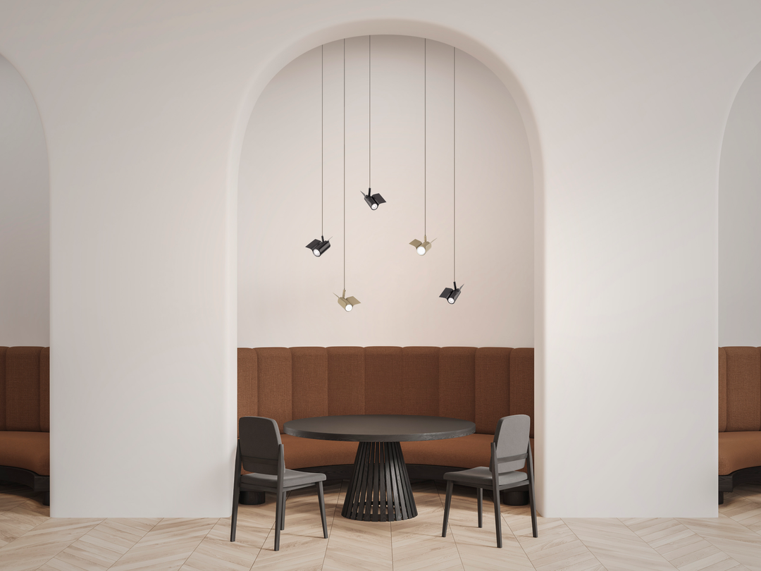 Pendul modern tip spot by Twenty Brand Design