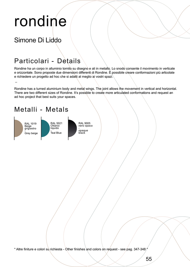 Pendul modern tip spot by Twenty Brand Design