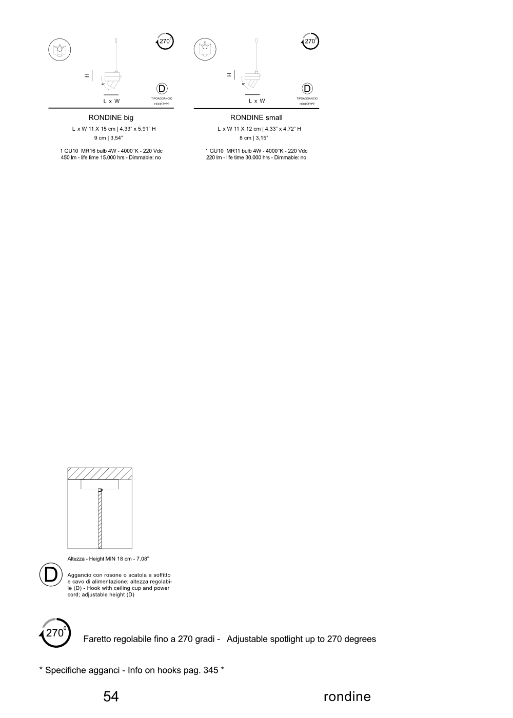 Pendul modern tip spot by Twenty Brand Design