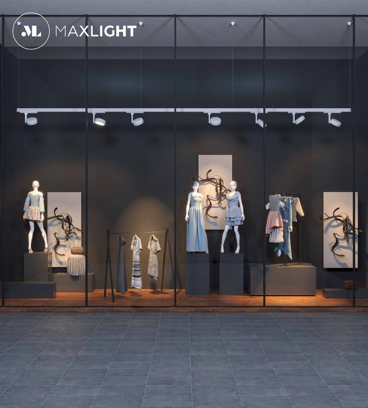 Spot alb pentru sina 3F Maxlight S0007 Linear