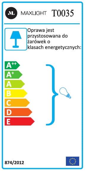 Lampa de masa aurie cu trei abajururi Lollipop Maxlight T0035