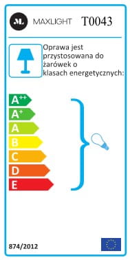 Lampa de masa cu trei abajururi Lollipop Maxlight T0043