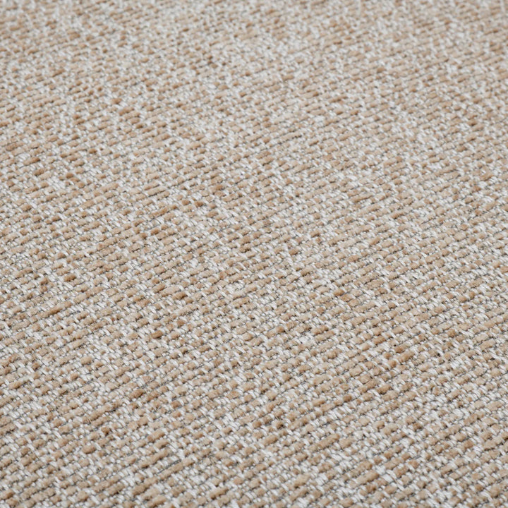 Scaun de bar Roumier din Palmer Beige și picioare negre by Eichholtz