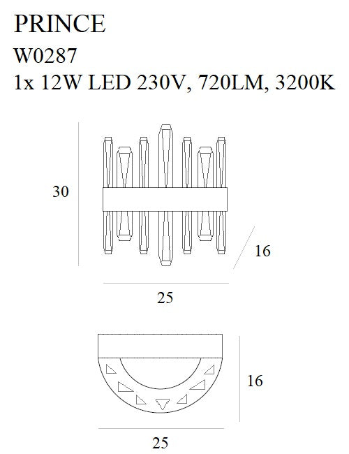 Aplica de perete Prince Maxlight W0287