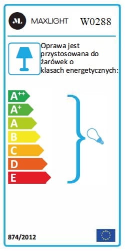 Aplica de perete din sticla Monaco Maxlight W0288