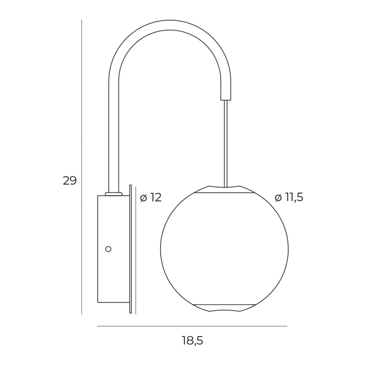 Aplica de perete Nobile Maxlight W0314