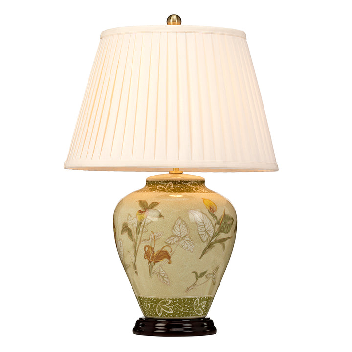 Lampa de masa Arum Lily 1 lt alama antichizata