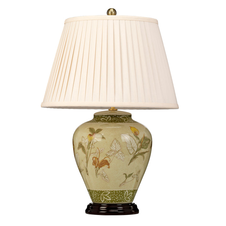 Lampa de masa Arum Lily 1 lt alama antichizata