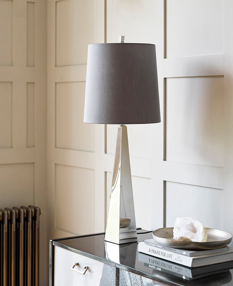 Lampa de masa Ascent 1 lt nichel polisat