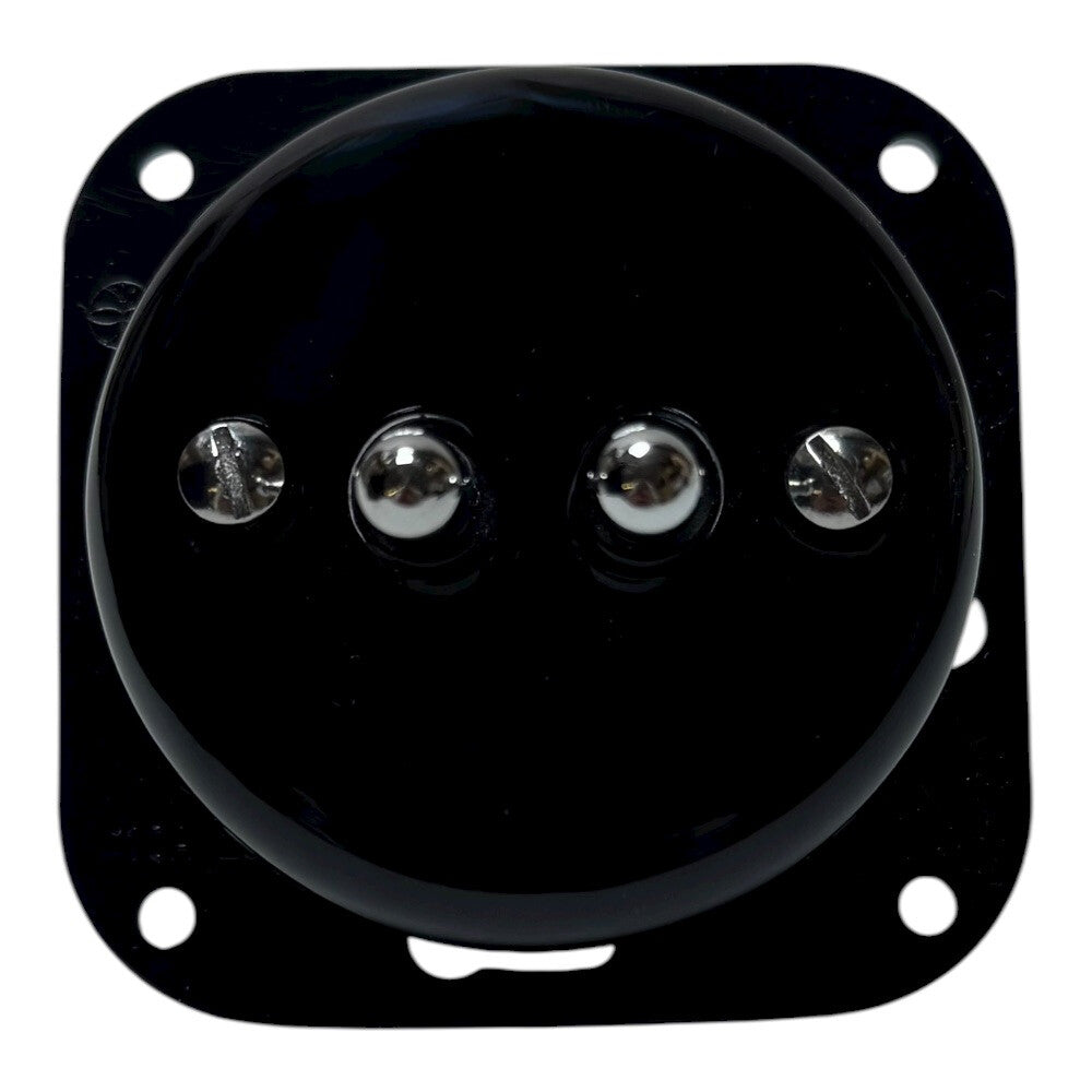 Intrerupator ceramic incastrat dublu negru
