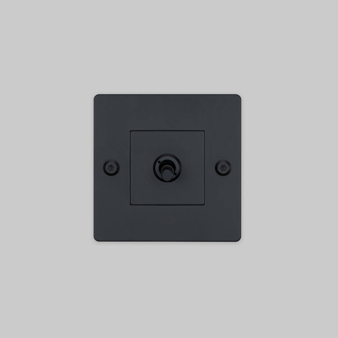 Intrerupator 1G Toggle Linear/ negru Buster + Punch