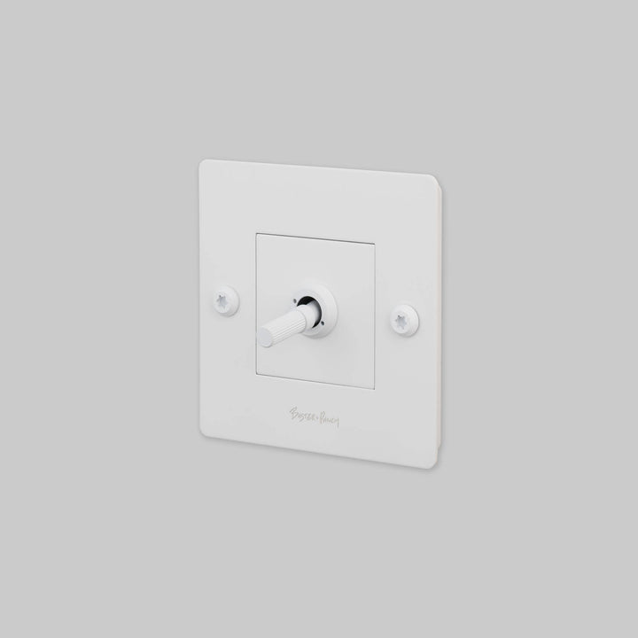 Intrerupator 1G Toggle Linear/ alb Buster + Punch