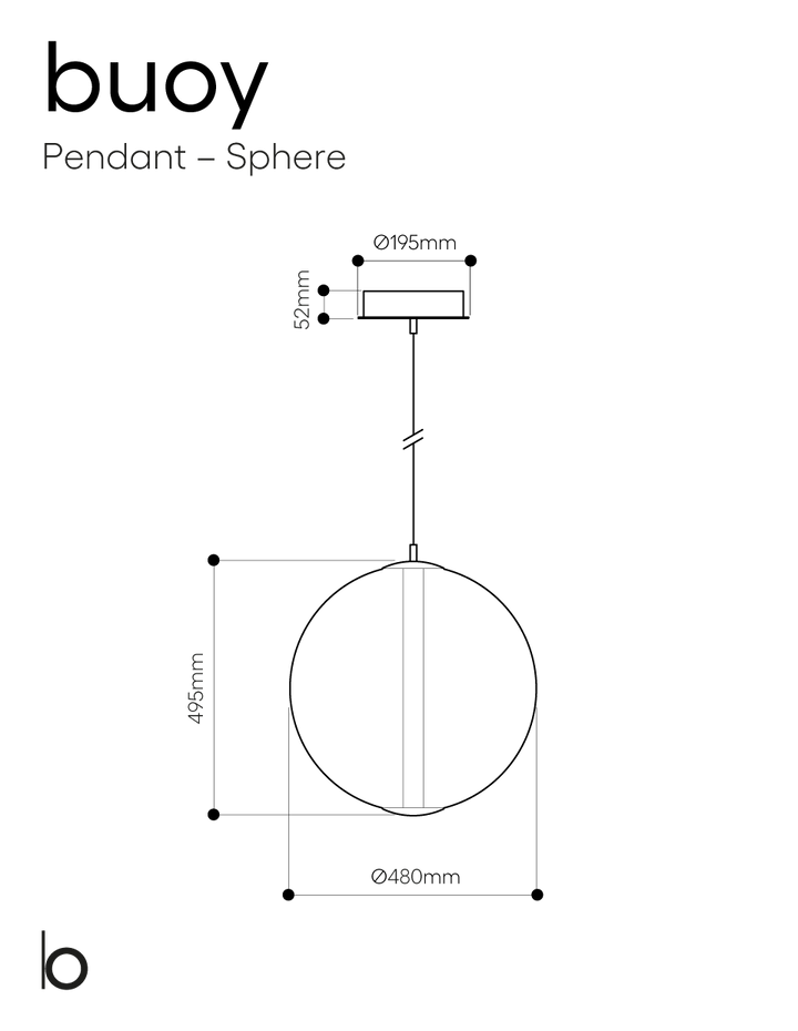 Pendul Buoy sfera Bomma