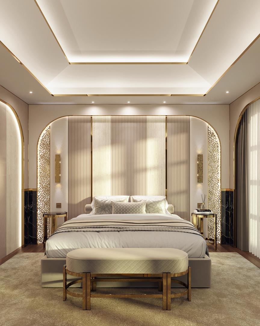 Aplica de perete placata cu aur Riviera Castro Lighting