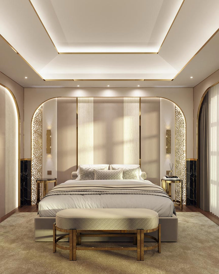 Aplica de perete placata cu aur Riviera Castro Lighting