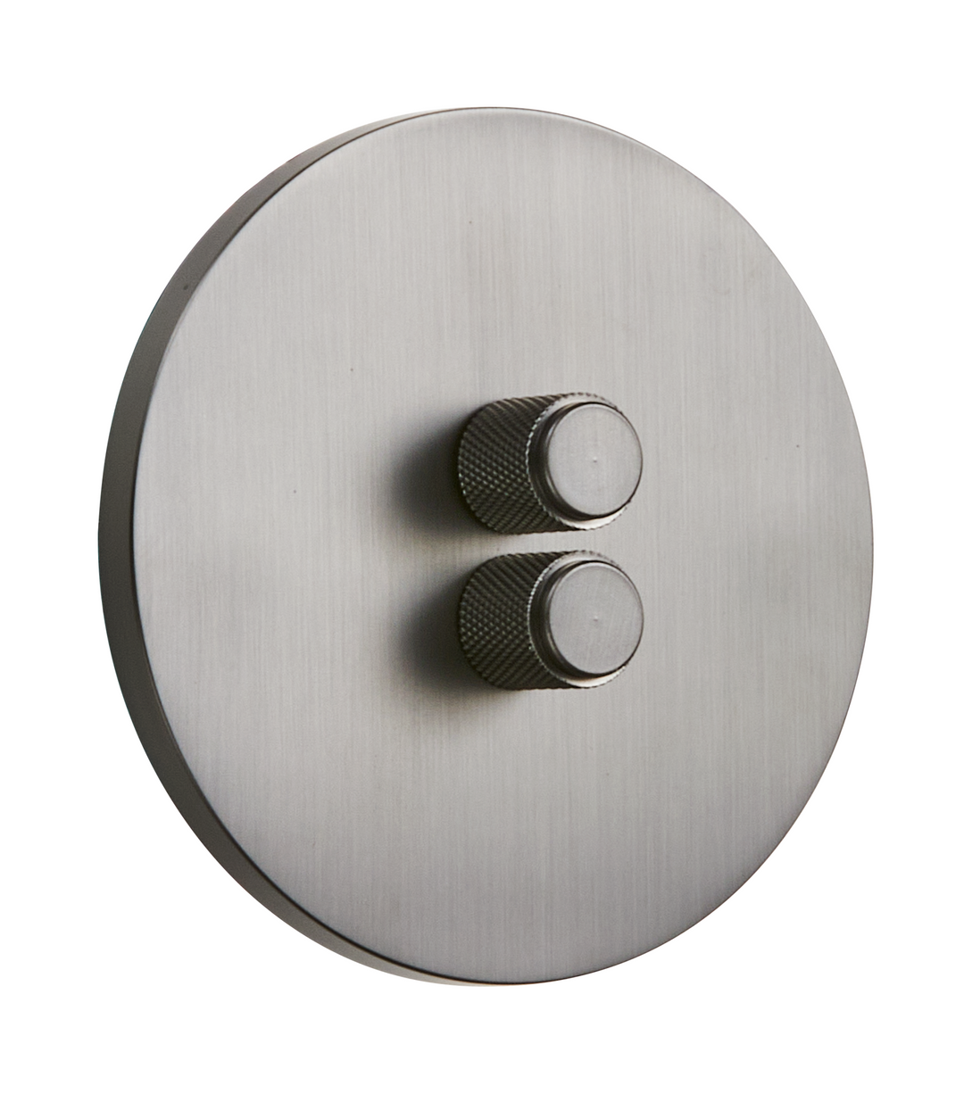 Dimmer rotund dublu lumina grafit periat
