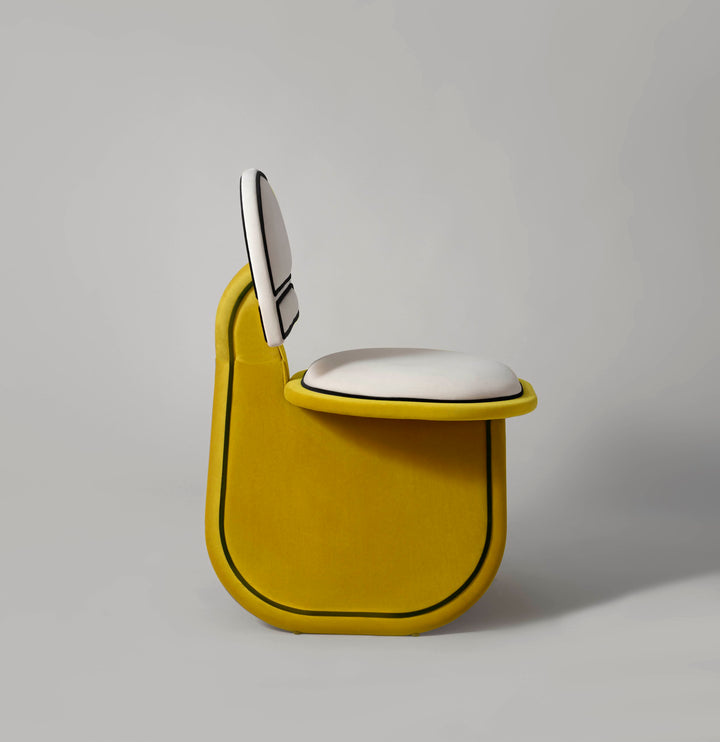 Scaun cu tapiterie din catifea personalizabil Meco by Dovain