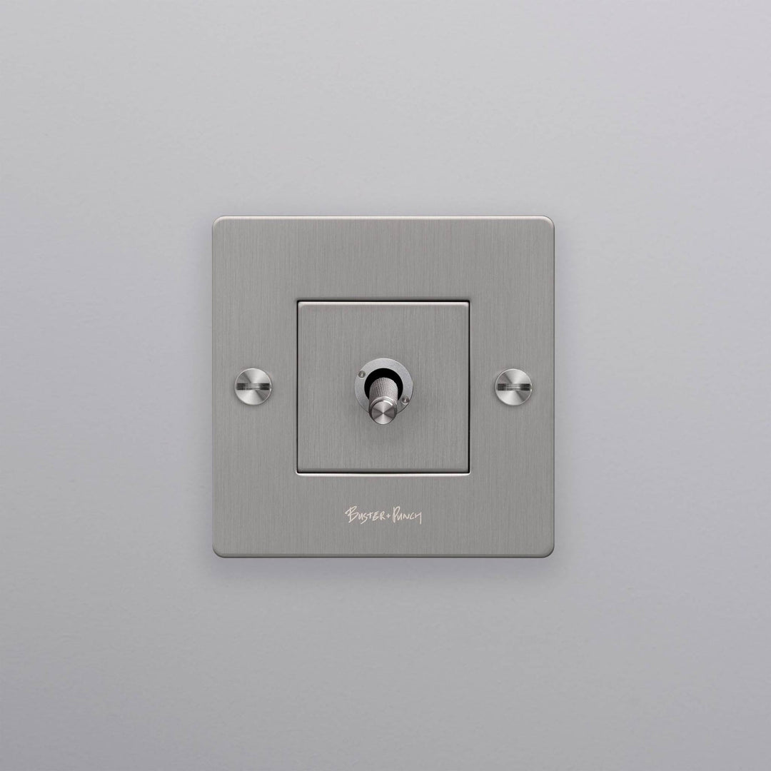 Intrerupator 1G Toggle Cross/ inox Buster + Punch