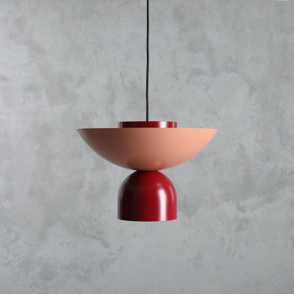 Pendul ILIA Coral Inchis + Rosu + Rosu (37 + 15 + 15)