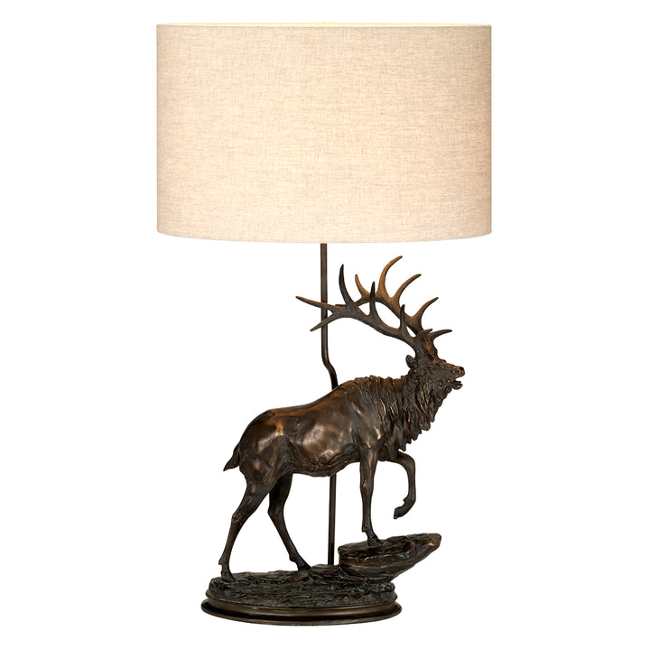 Lampa de masa Angus 1 lt patina bronz