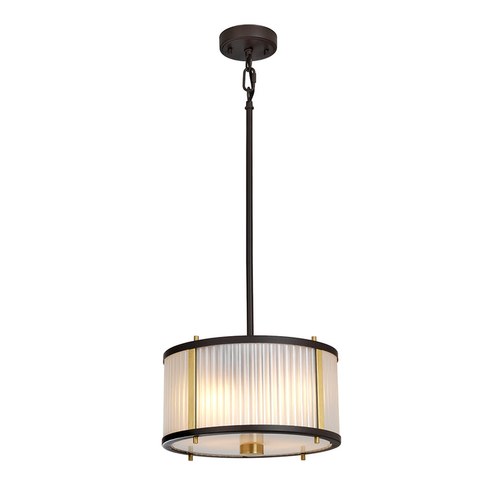 Pendul Corona 2 lt Museum bronz/ alama antichizata