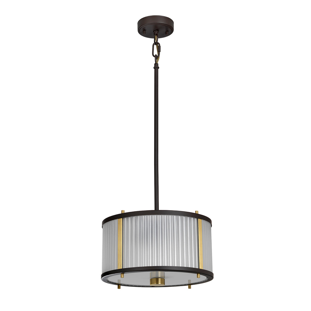Pendul Corona 2 lt Museum bronz/ alama antichizata