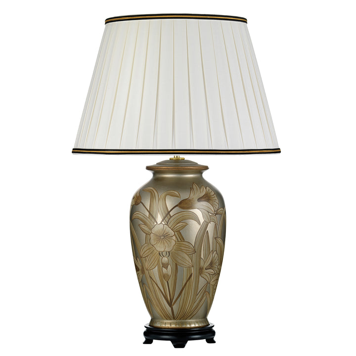 Lampa de masa Dian 1 lt argintiu and auriu