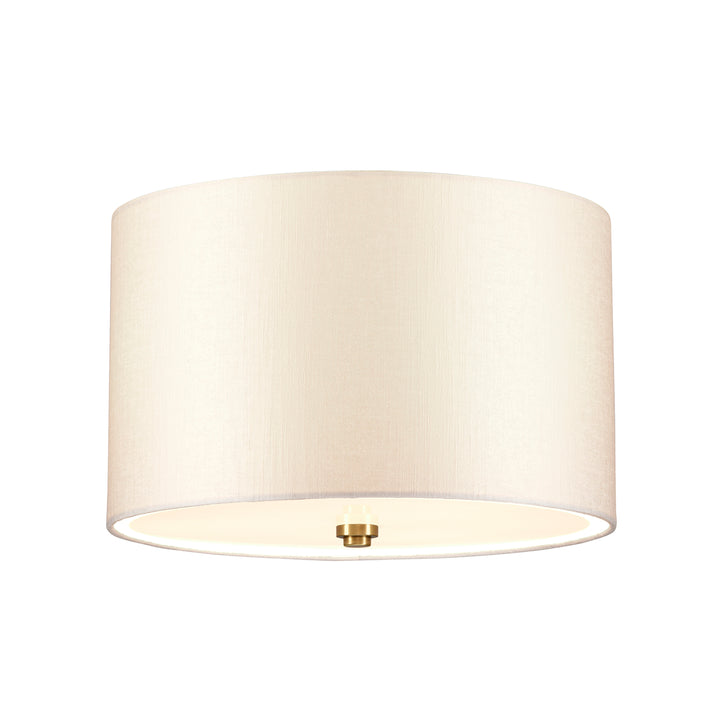 Plafoniera Fletcher Flush 14" Flush alama antichizata cu finisaj fildes