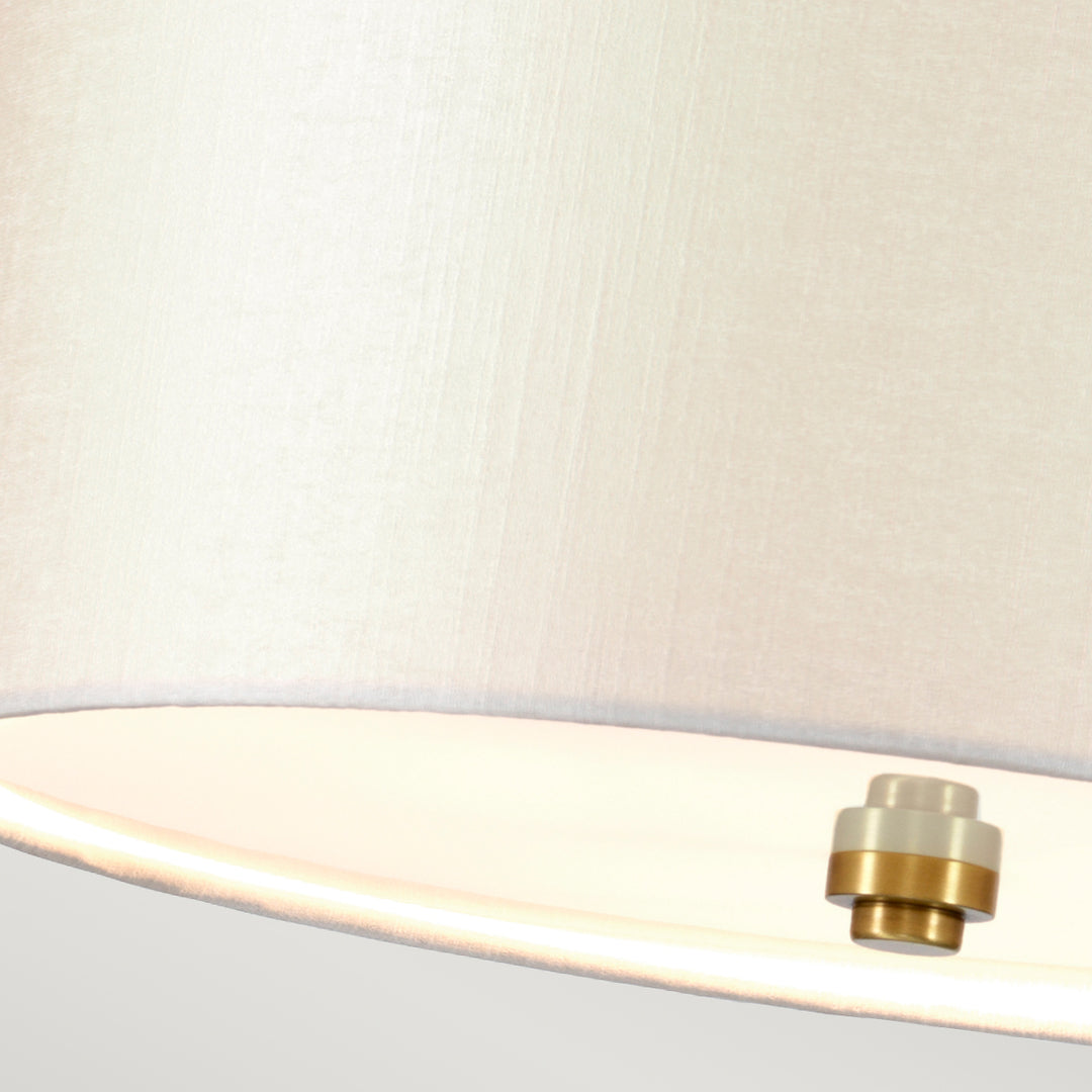 Plafoniera Fletcher Flush 14" Flush alama antichizata cu finisaj fildes