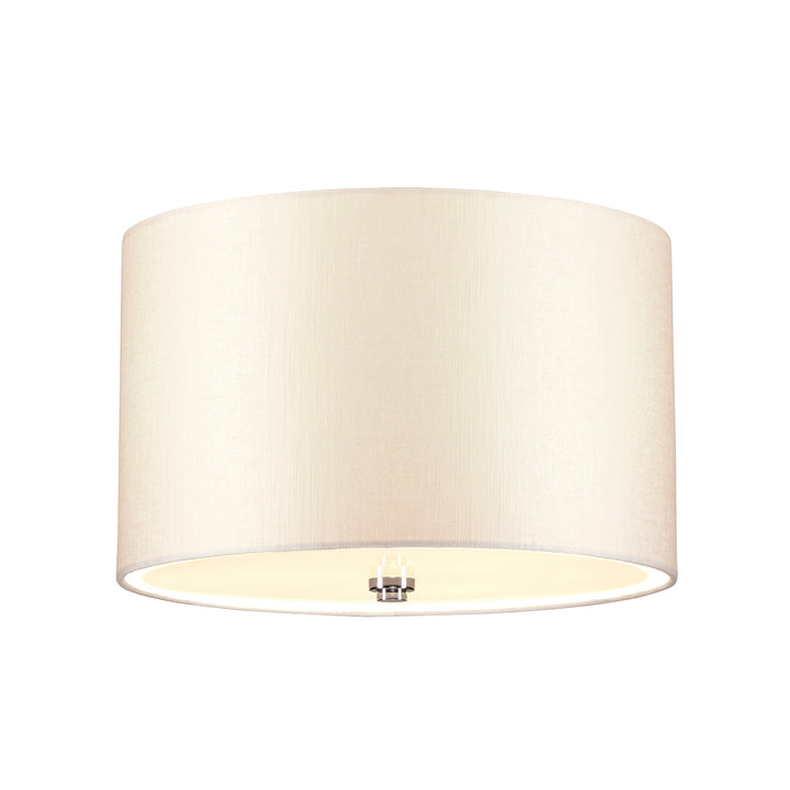 Plafoniera Fletcher Flush 14" Flush crom polisat cu finisaj fildes