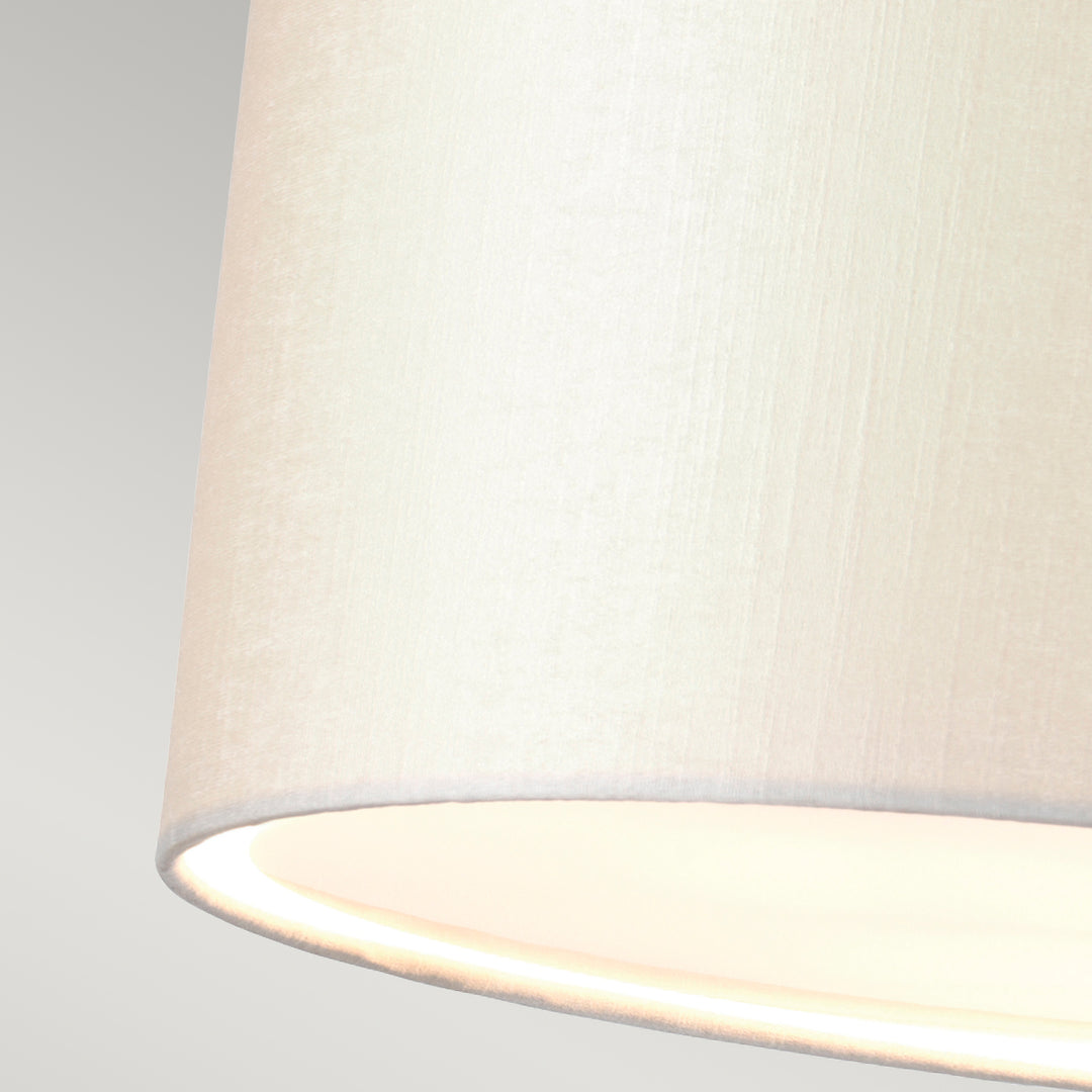Plafoniera Fletcher Flush 14" Flush crom polisat cu finisaj fildes