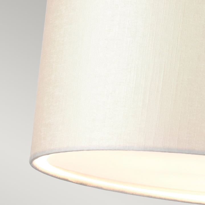 Plafoniera Fletcher Flush 14" Flush crom polisat cu finisaj fildes