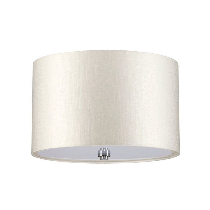 Plafoniera Fletcher Flush 14" Flush crom polisat cu finisaj fildes