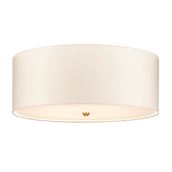 Plafoniera Fletcher Flush 26" Flush alama antichizata cu finisaj fildes