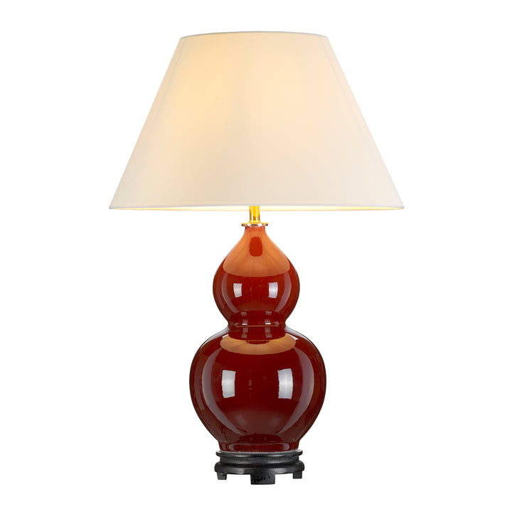 Lampa de masa Harbin 1 lt Oxblood