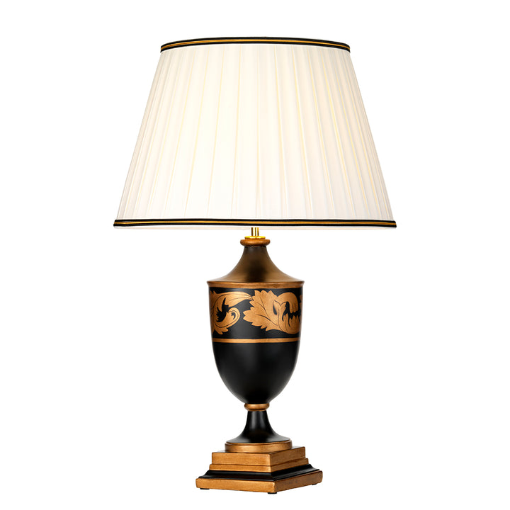 Lampa de masa Narbonne 1 lt negru and auriu