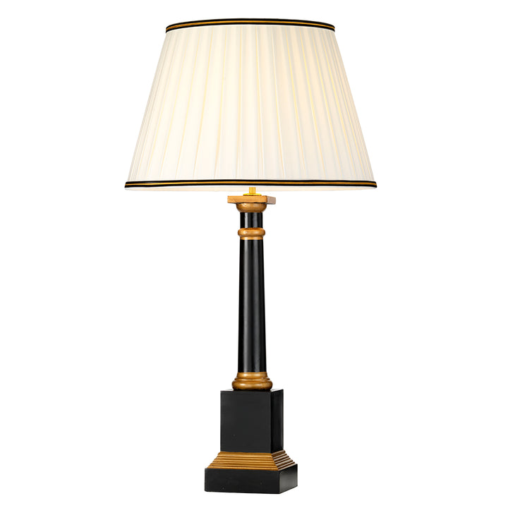 Lampa de masa Peronne 1 lt negru and auriu