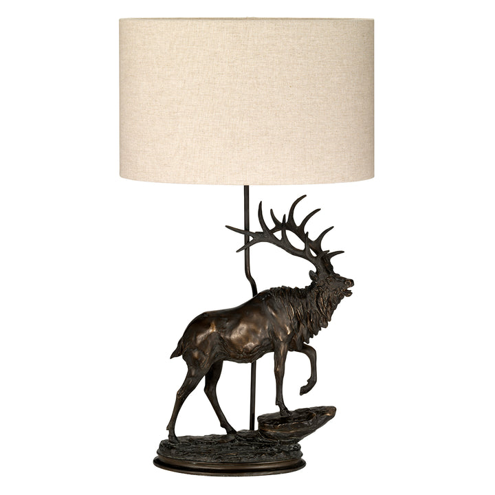 Lampa de masa Angus 1 lt patina bronz