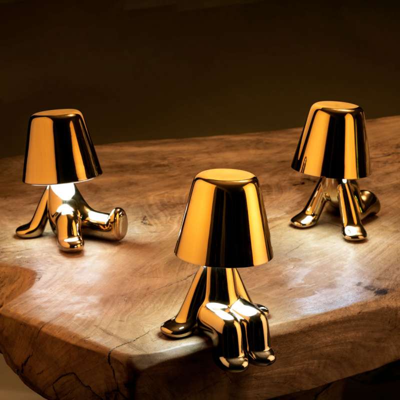 Lampa de masa Sweet Brothers Golden BOB Qeeboo