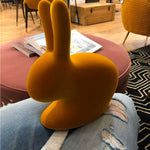 Suport pentru carti Rabbit cu finisaj de catifea by Qeeboo